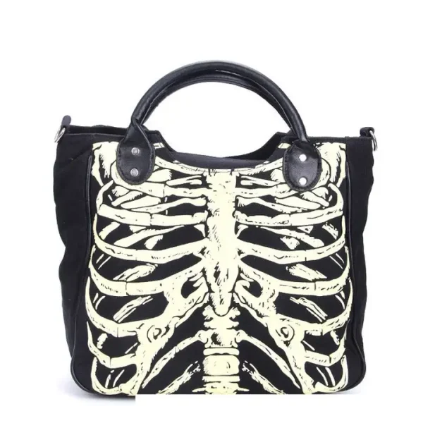 Ribcage Shoulder Bag Purse Tote