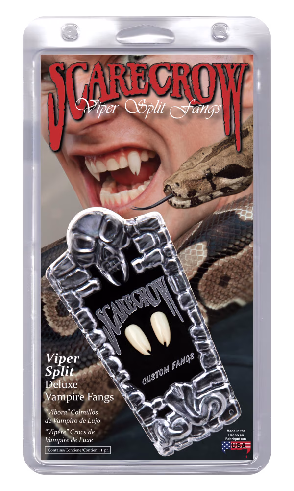 Viper Split Deluxe Custom Vampire Fangs - Image 2