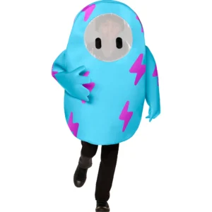 Fall Guys Lightning Coral Blue Kids Costume