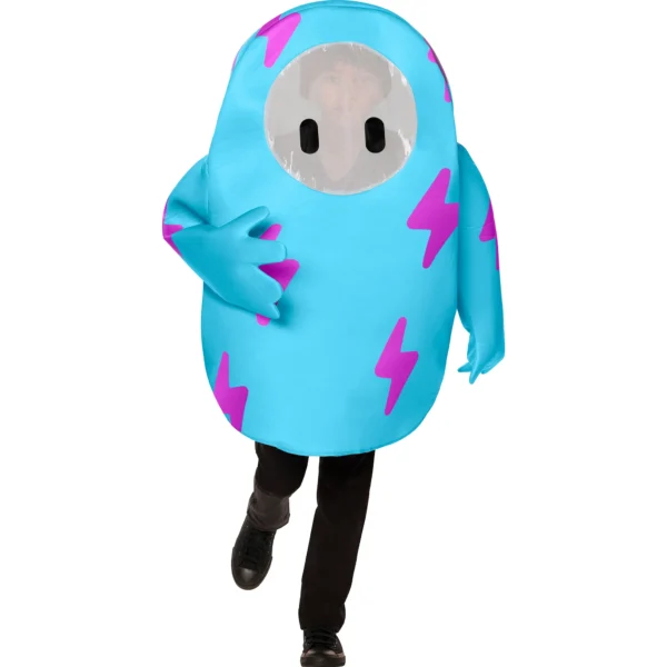 Fall Guys Lightning Coral Blue Kids Costume