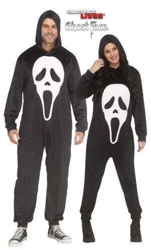 Ghost Face E-Z Jumpsuit Unisex Adult Costume