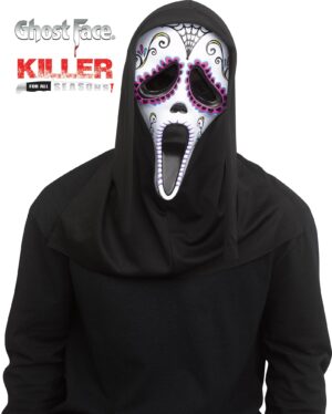 Ghost Face Day of the Dead Mask - White