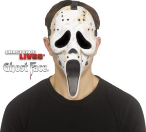 Ghost Face Hockey Mask - Distressed