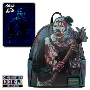 Terrifier Art the Clown Blood Splatter Glow-in-the-Dark Mini-Backpack - EE Exclusive