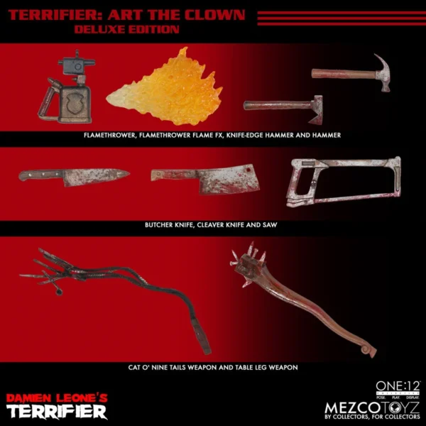 Terrifier Art the Clown Deluxe One:12 Collective Action Figure - Image 2