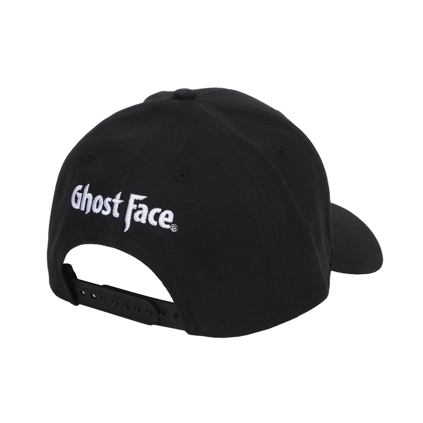 GhostFace Character Embroidered Aop Adult Black Baseball Cap - Image 3