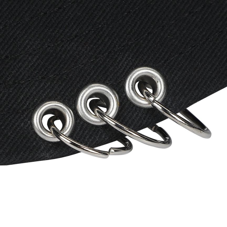 GhostFace Character Embroidered Aop Adult Black Baseball Cap - Image 5