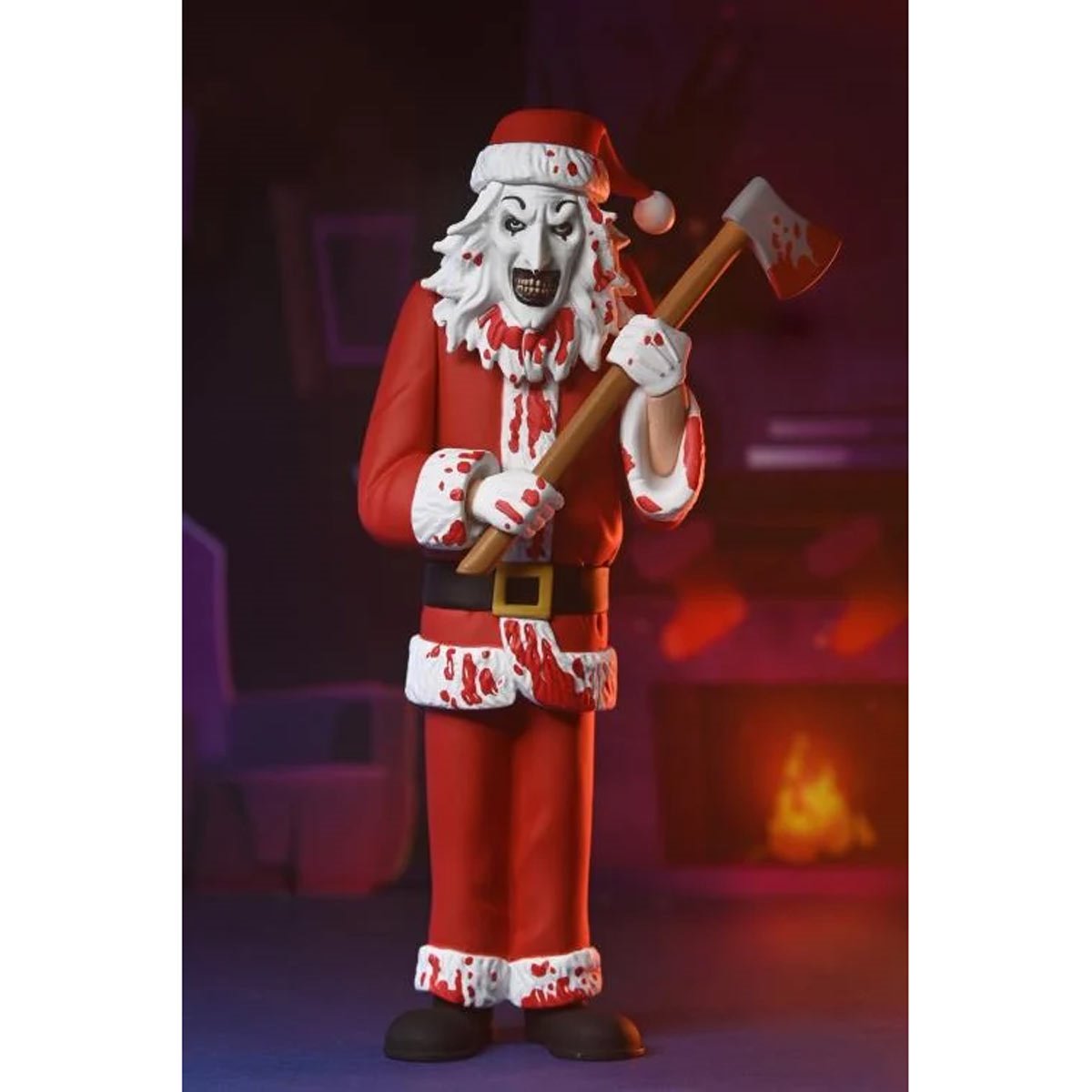 Terrifier 3 Toony Terrors Santa Suit Art the Clown Bloody Version 6 Inch Action Figure - Image 3