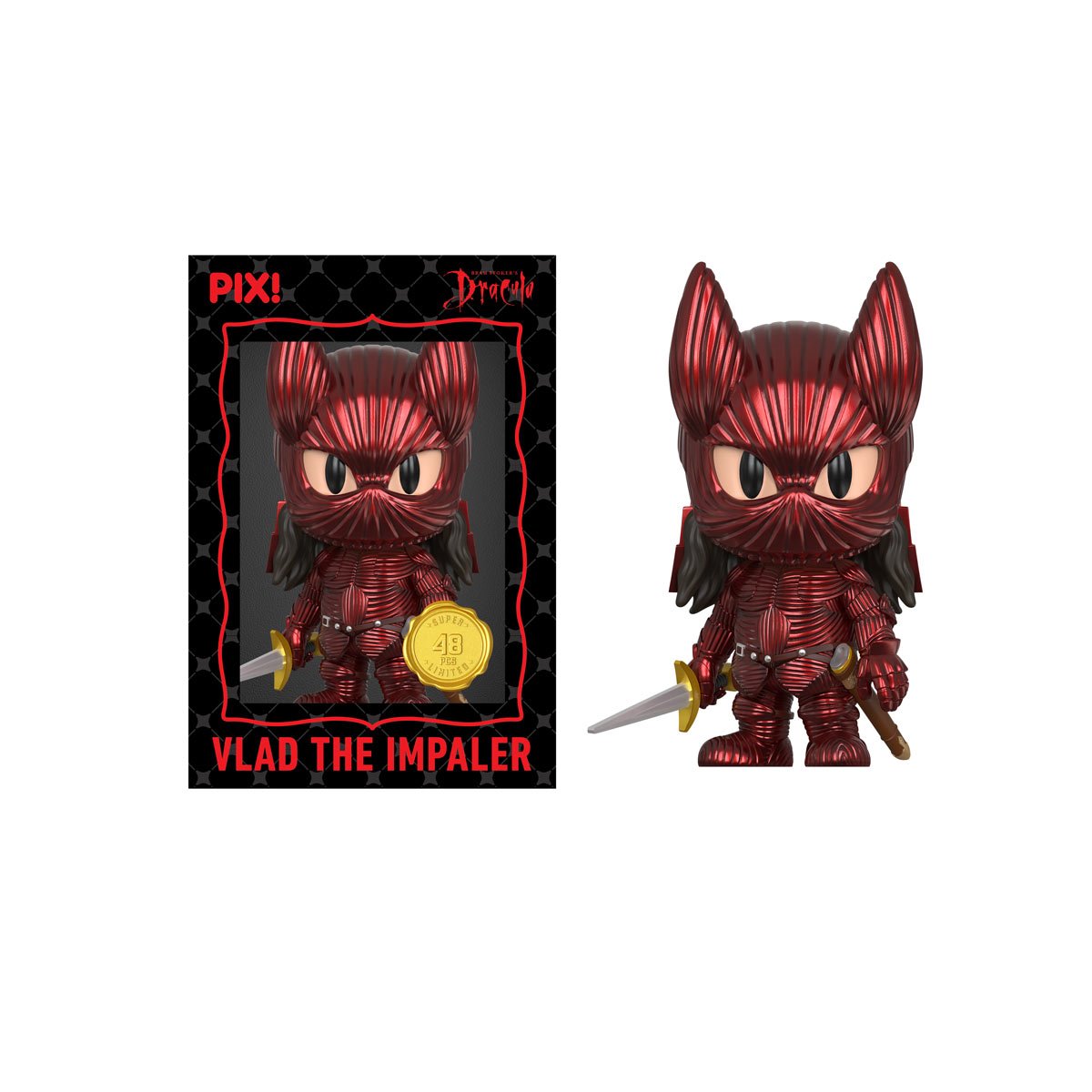 Bram Stoker's Dracula Count Dracula in Gown Pix! Vinyl Figure - Image 6