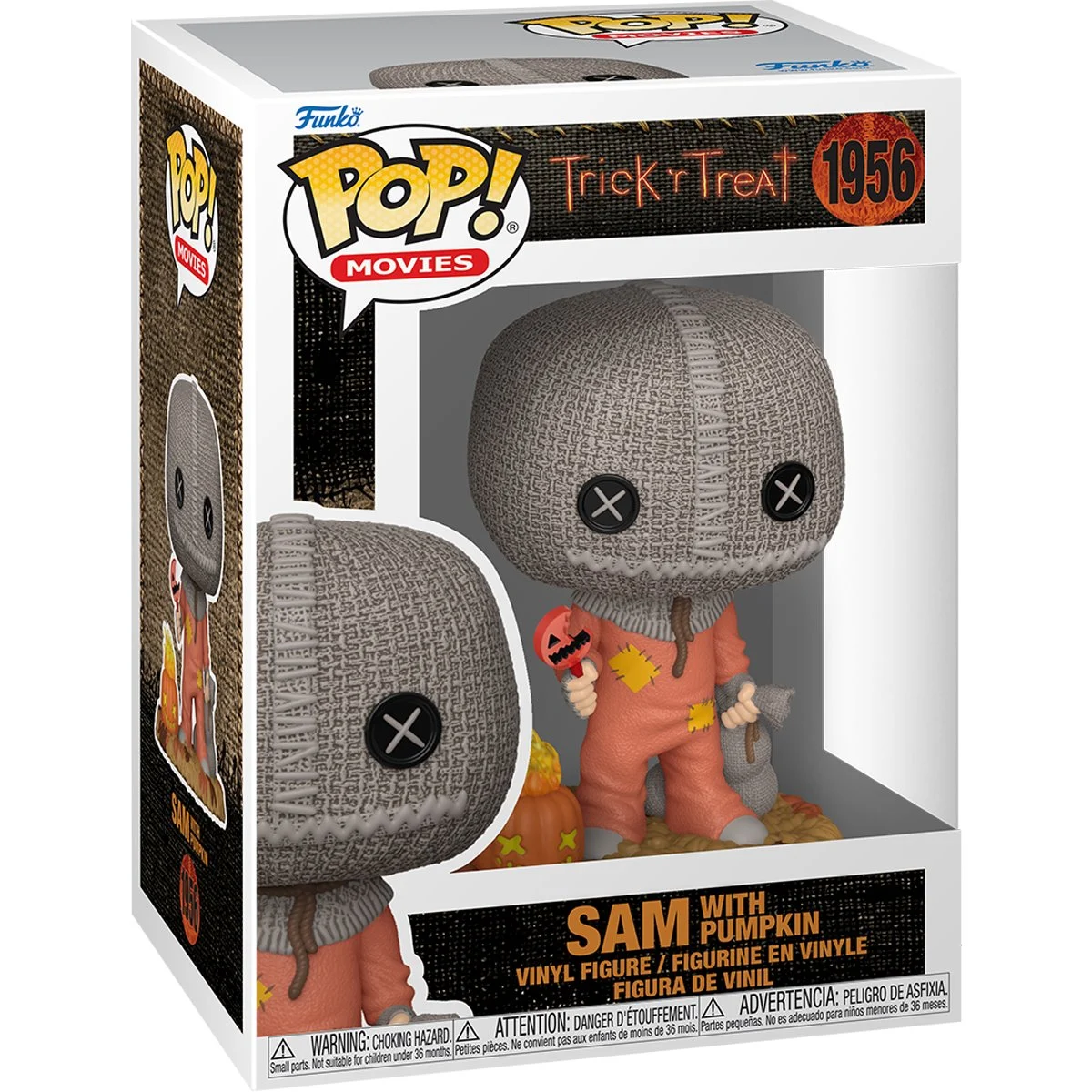 Trick r Treat Sam with Pumpkin Funko Pop! - Image 2