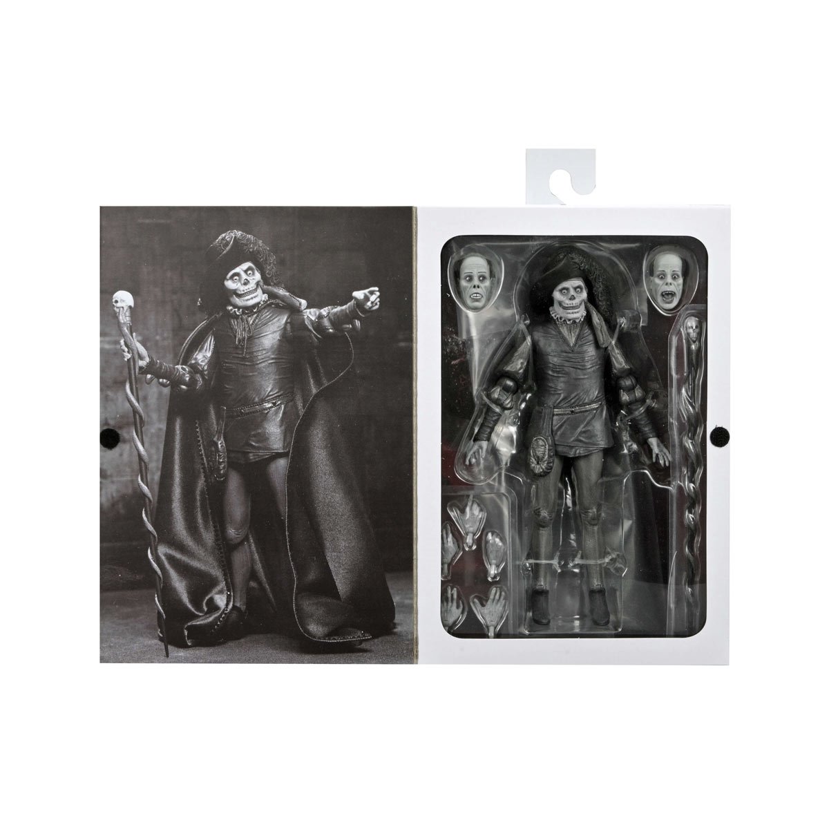 Phantom of the Opera (1925) Ultimate Phantom of the Opera Masque of the Red Death (B&W Version) 7-In Scale Action Figure - Image 13