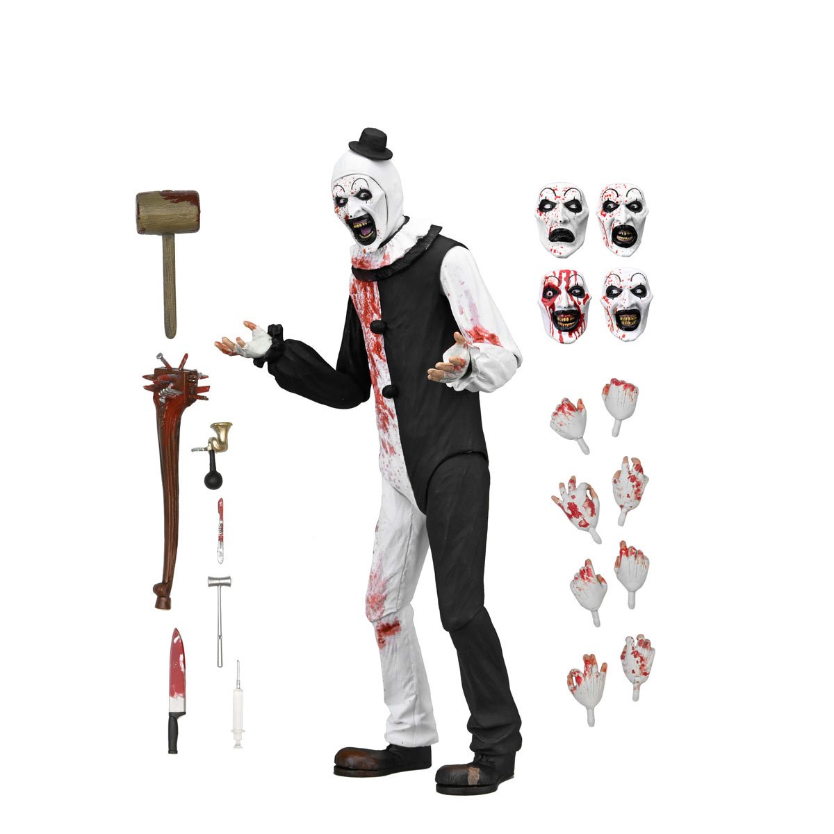 Terrifier 2 Ultimate Art the Clown (Blood Splattered) 7-Inch Scale Action Figure